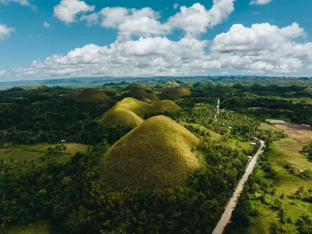Landskap på Bohol