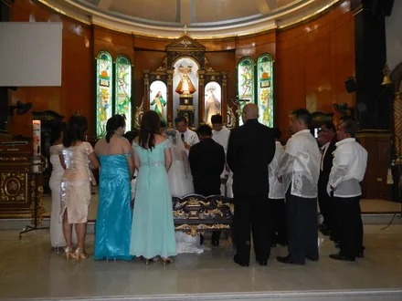 Bryllup i en filippinsk kirke