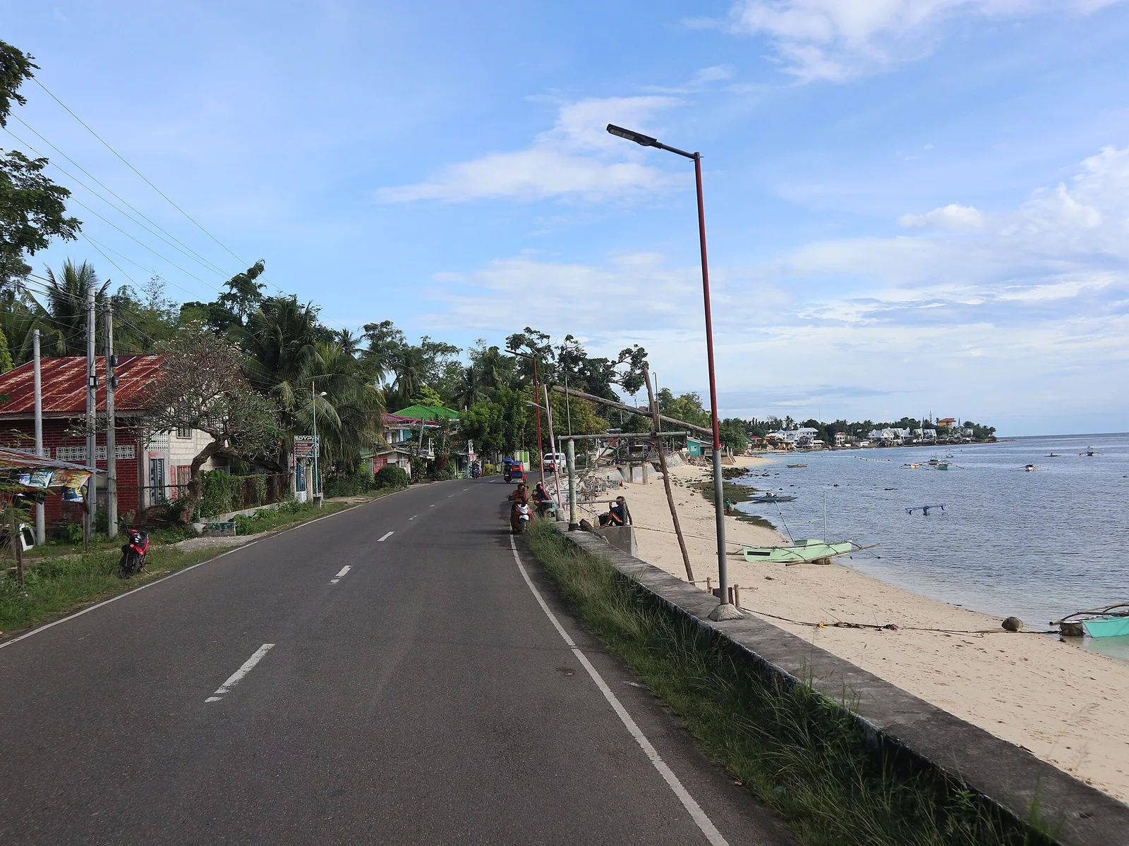 Tingko Beach langs Cebu South Road i Alcoy