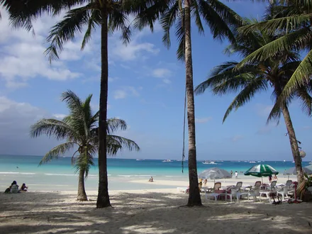White Beach på Boracay