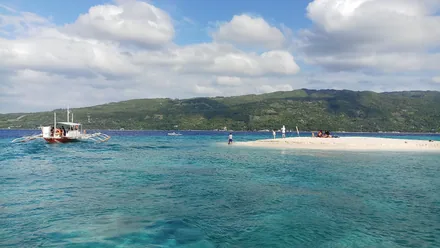 Sandbanken ved Sumilon Island